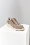 Zipper Detailed Mink Women's Sports Shoes | Derimod
