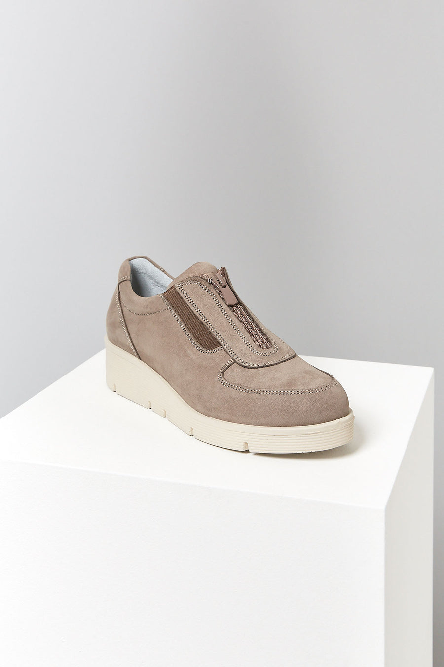 Zipper Detailed Mink Women's Sports Shoes 18SFD1759V3 | Derimod