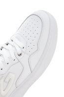 Alberto Guardiani Women's White Chain Leather Sneaker | Derimod
