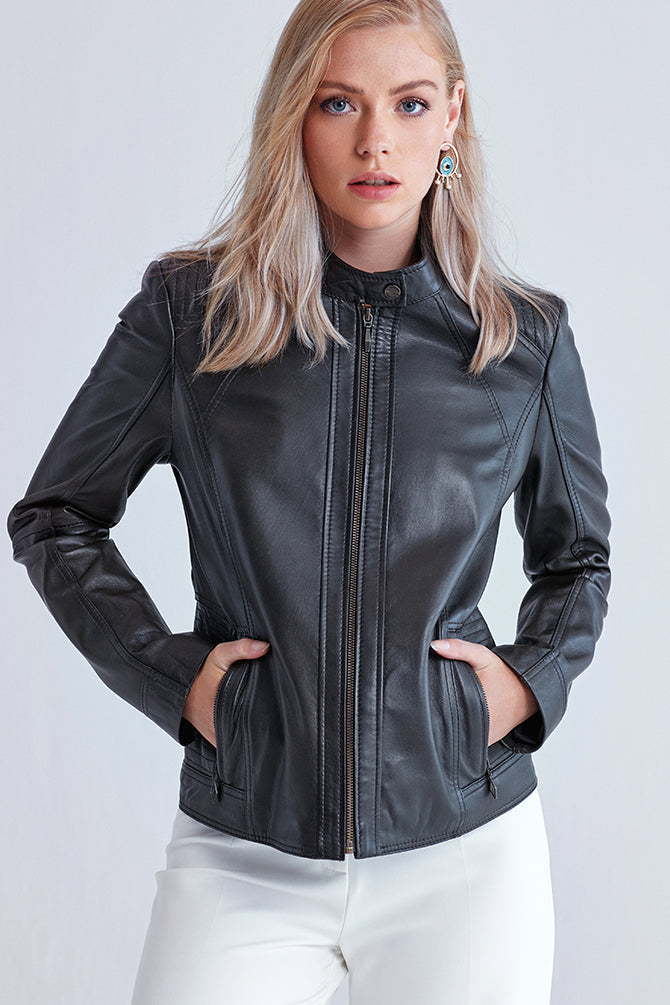 Norma Women's Leather Jacket