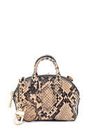 Women's Mini Snake Printed Shoulder Bag | Derimod