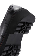 Men's Black Leather Thick Soled Casual Shoes | Derimod