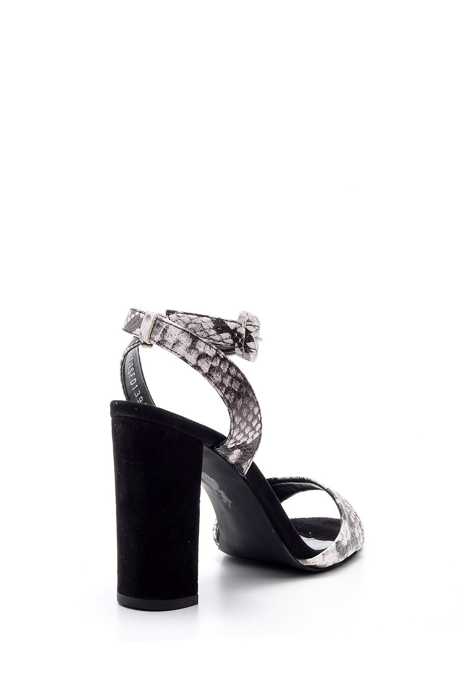 Women's Snakeskin Patterned Heeled Shoes