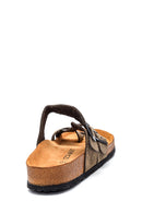 Men's Leather Slippers | Derimod