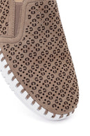 Women's Mink Pattern Fabric Comfort Shoes | Derimod