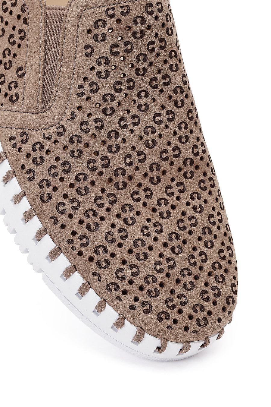 Women's Mink Pattern Fabric Comfort Shoes