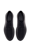 Male Black Lace-up Leather Casual Shoes | Derimod