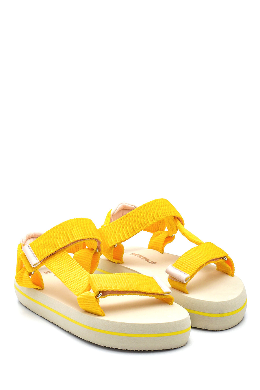 Women's Yellow Flat Sandals