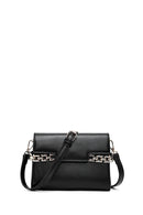 Women's Black Long Strap Classic Crossbody Bag | Derimod