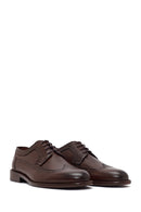 Men's Brown Laced Leather Classic Shoes | Derimod