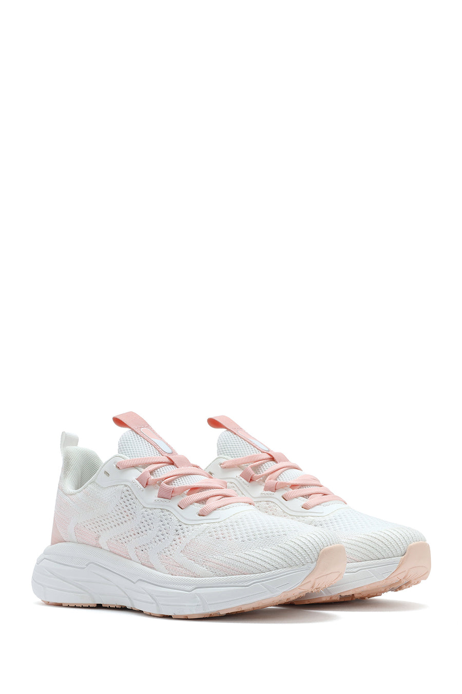 Derimod Zero Women's Pink Lace-Up Thick Soled Sports Sneaker