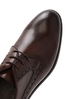 Men's Brown Laced Leather Classic Shoes | Derimod