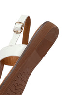 Women's White Sandals with Accessory Details | Derimod
