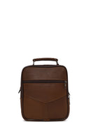 Male Taba Long Strap Leather Handbag | Derimod
