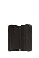 Male Khaki Leather Wallet | Derimod
