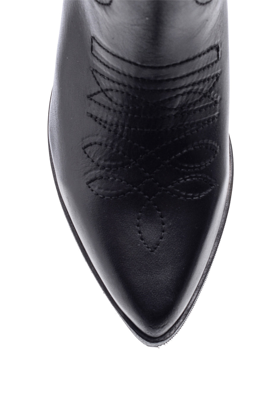 Women's Leather Heeled Cowboy Boots