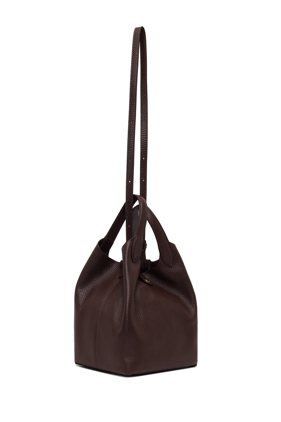 Woman Brown Casual Leather Shoulder Bag