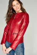 Sarah Women's Leather Jacket | Derimod