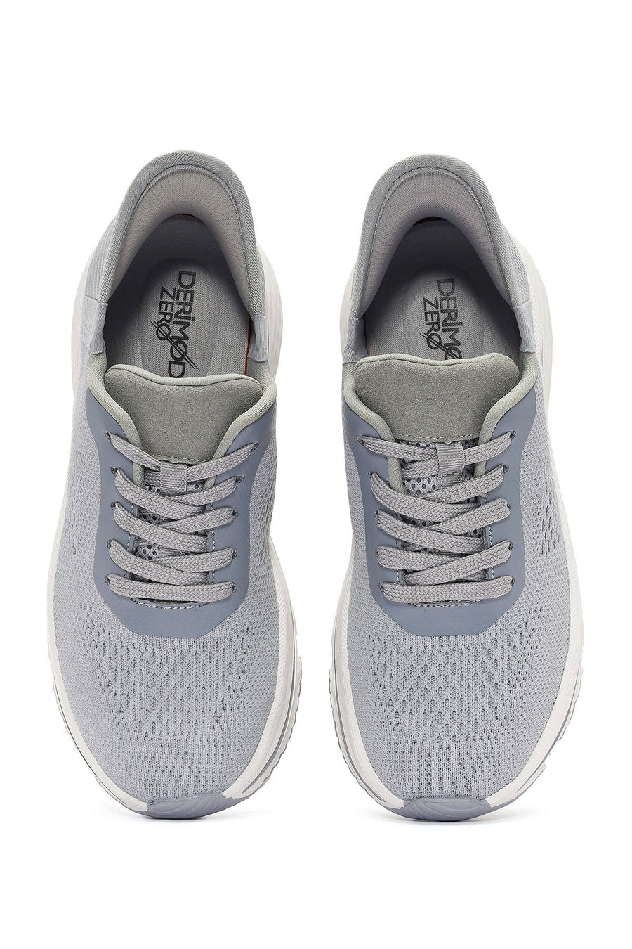 Derimod Zero Women's Grey Laced Thick Soled Sneaker