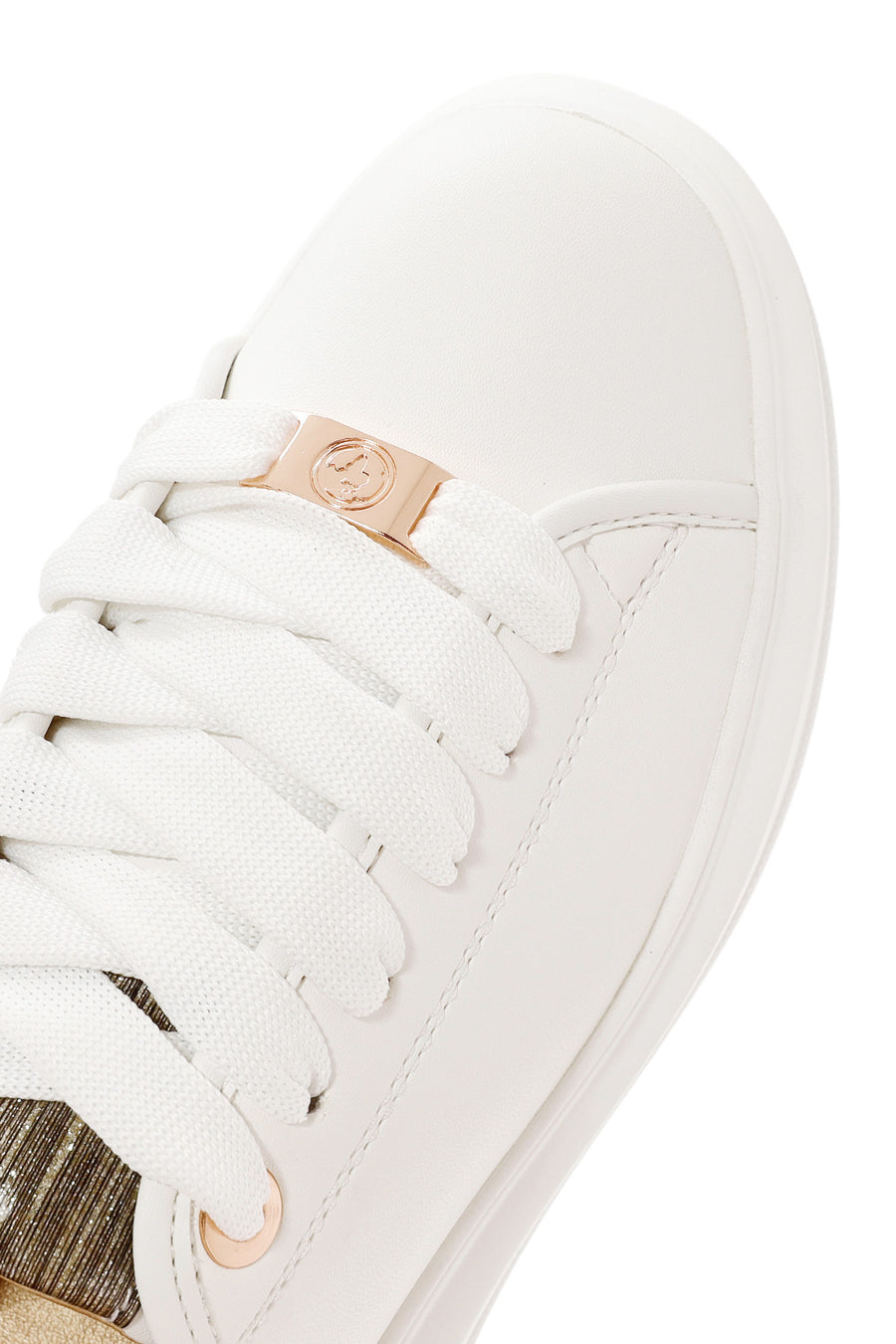 ACBC x Derimod Kadın Beyaz Bağcıklı Kalın Tabanlı Sneaker