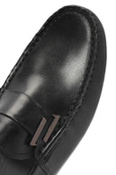 Erkek Siyah Deri Casual Loafer | Derimod