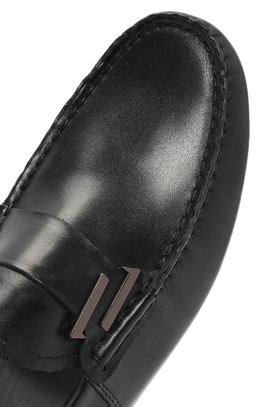 Erkek Siyah Deri Casual Loafer