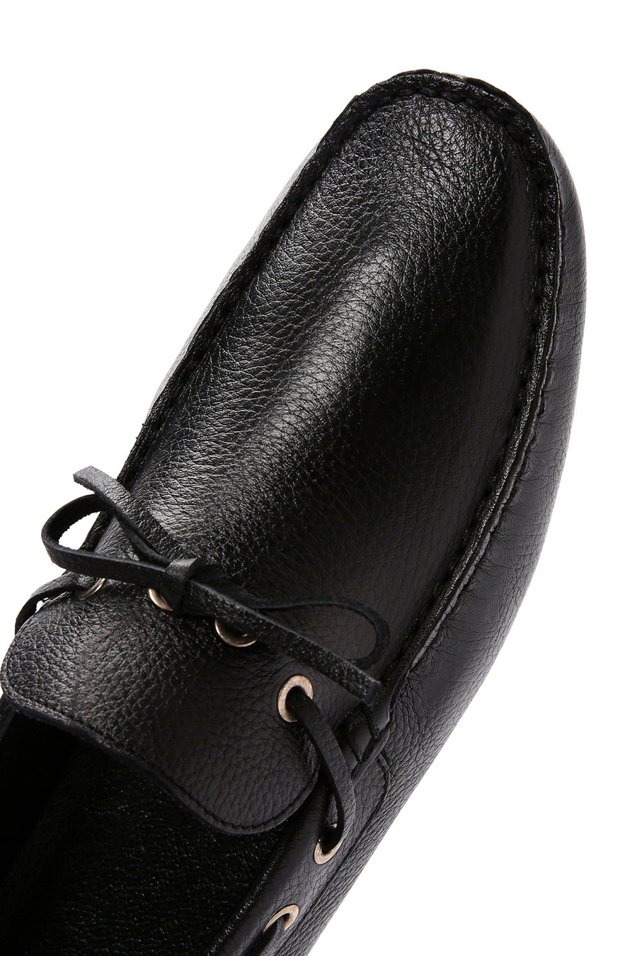 Men's Black Leather Comfort Loafer