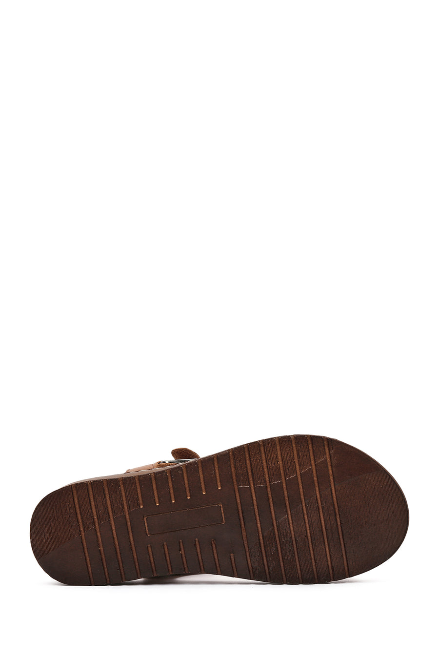 Women's Tan Leather Comfort Sandals