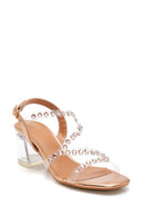 Women's Transparent Heeled Sandals | Derimod