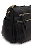 Woman Black Long-Strap Crossbody Bag | Derimod