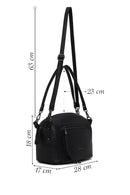 Woman Black Long-Strap Crossbody Bag | Derimod