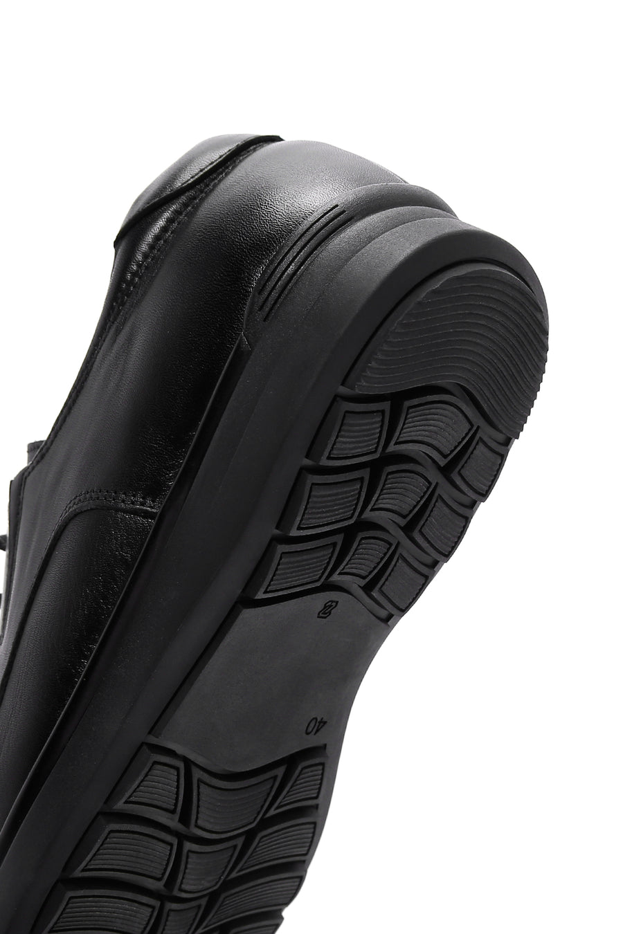 Men's Black Leather Casual Shoes