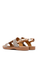 Women's Pink Stone Sandals | Derimod