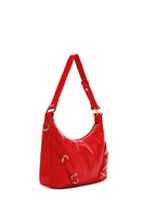 Women's Red Long Strap Patent Leather Shoulder Bag | Derimod