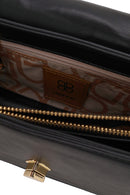 Woman Black Long-Strap Printed Shoulder Bag | Derimod