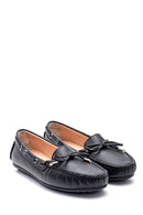 Women's Leather Bow Loafer | Derimod