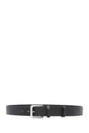 Men's Black Leather Belt | Derimod