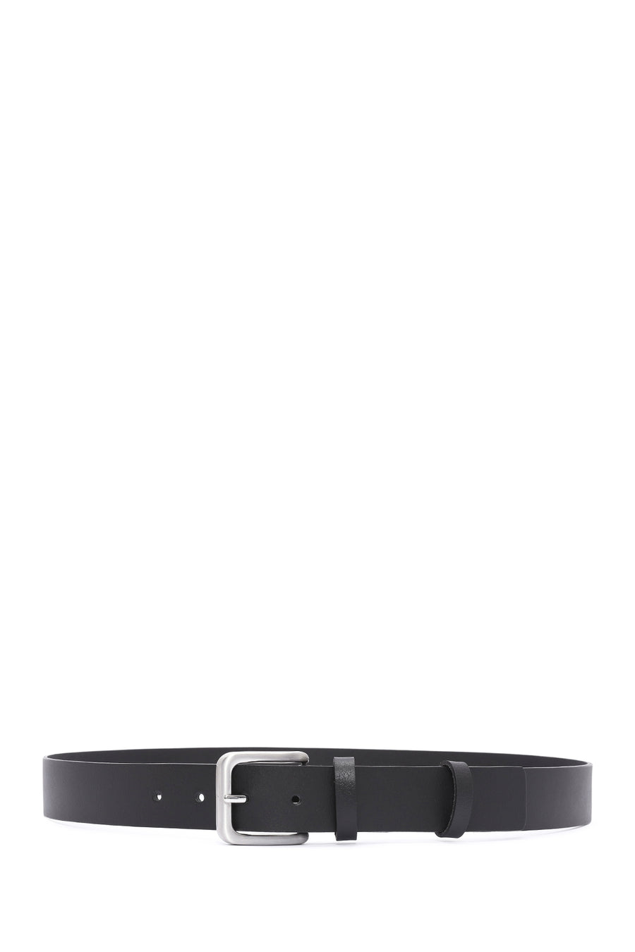 Men's Black Leather Belt