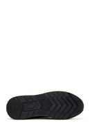 Men's Anthracite Suede Leather Detailed Sneaker | Derimod