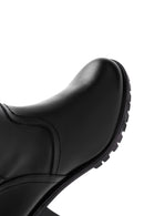 Women's Black Heeled Zippered Casual Boots | Derimod