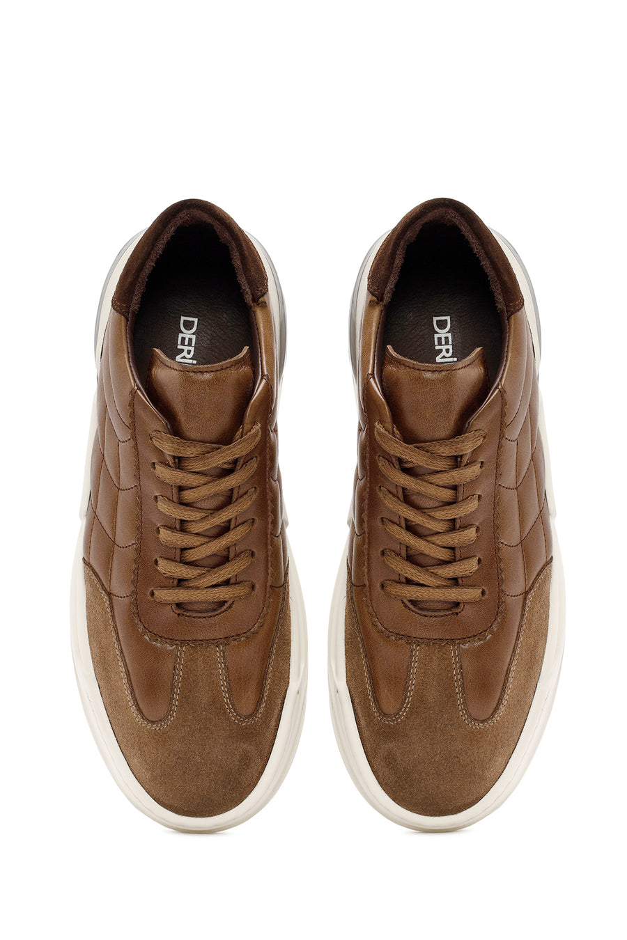 Men's Mink Lace-up Leather Sneaker