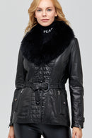 Sanremo Women's Leather Jacket | Derimod