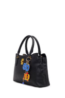 Woman Black Long-Strap Accessorized Shoulder Bag | Derimod