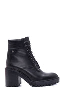 Women's Leather Heeled Boots | Derimod