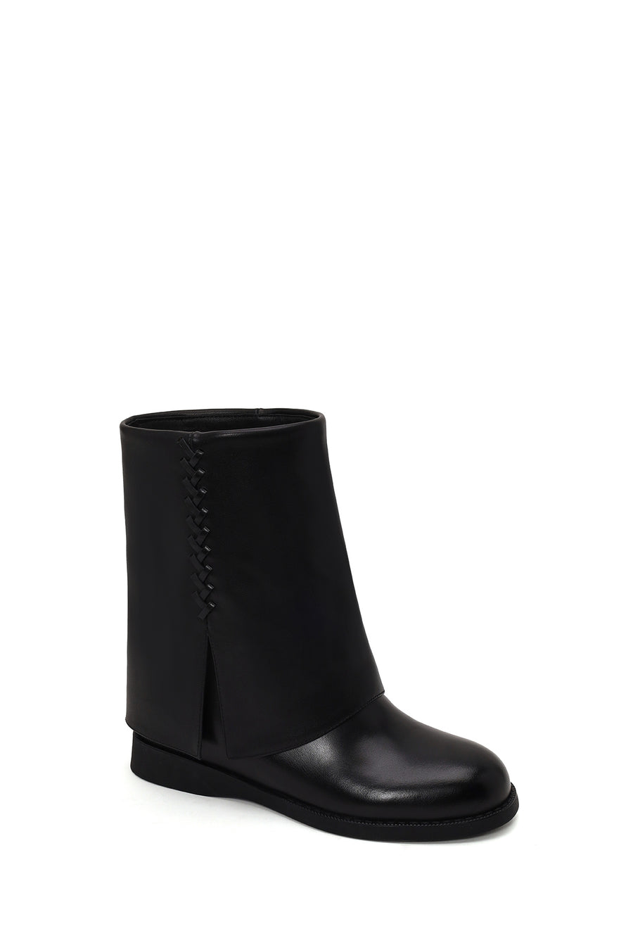 Woman Black Leather Boots