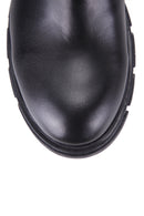 Women's Leather Boots with Buckle | Derimod