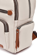 Women's Cream Backpack | Derimod