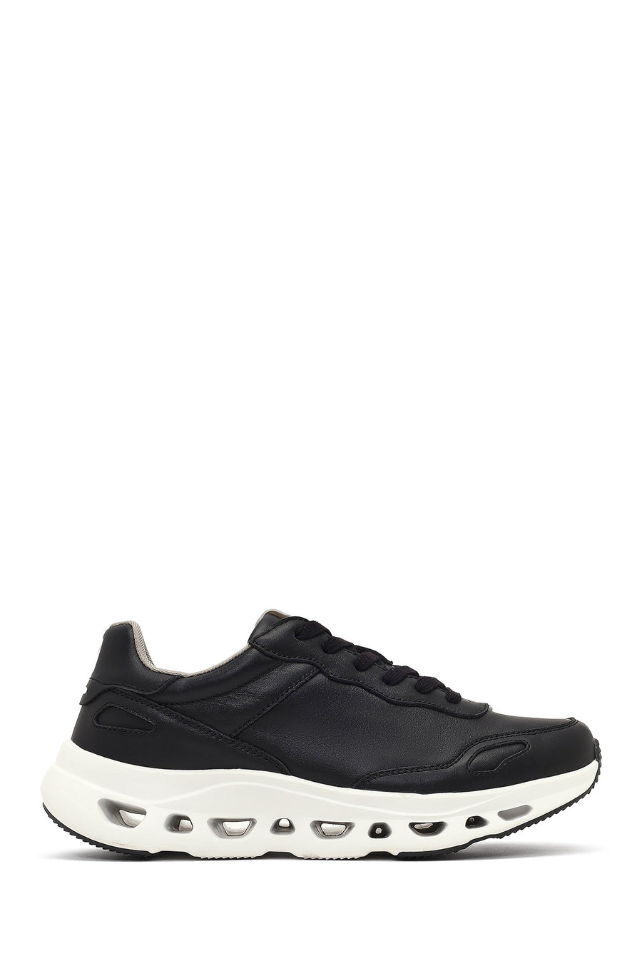 Derimod Studio Men's Black Lace-Up Thick-Soled Sneaker 25WFD780210 | Derimod
