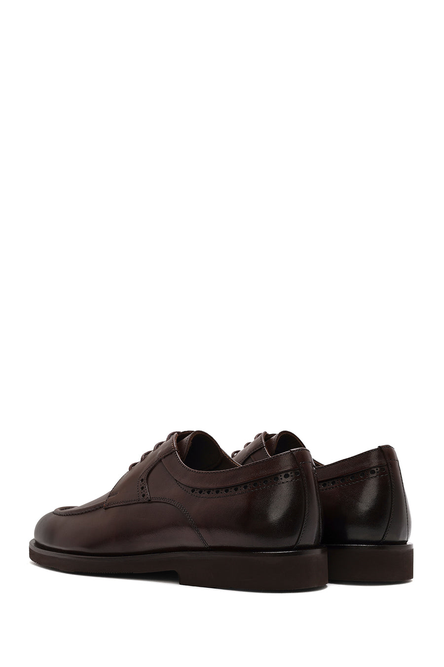 
Men's Brown Lace-Up Leather Classic Shoes
