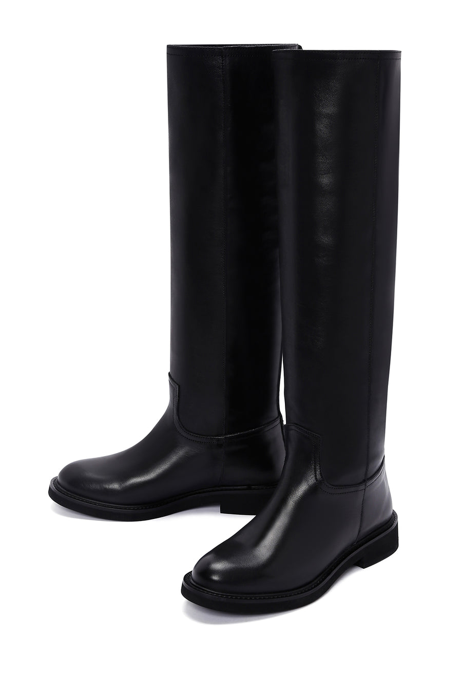 Women's Black Leather Boots